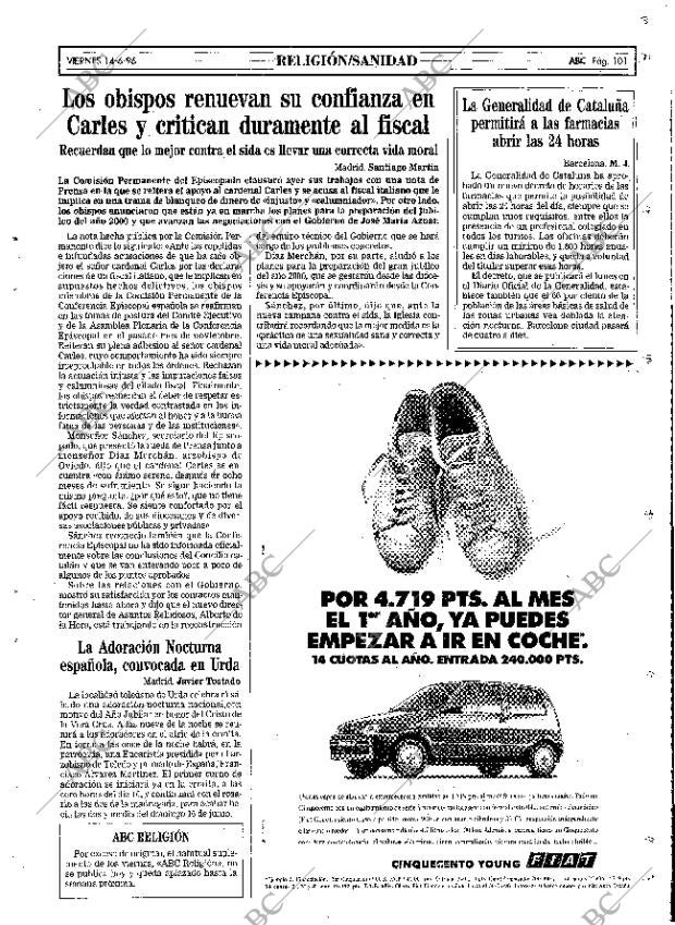 ABC MADRID 14-06-1996 página 101