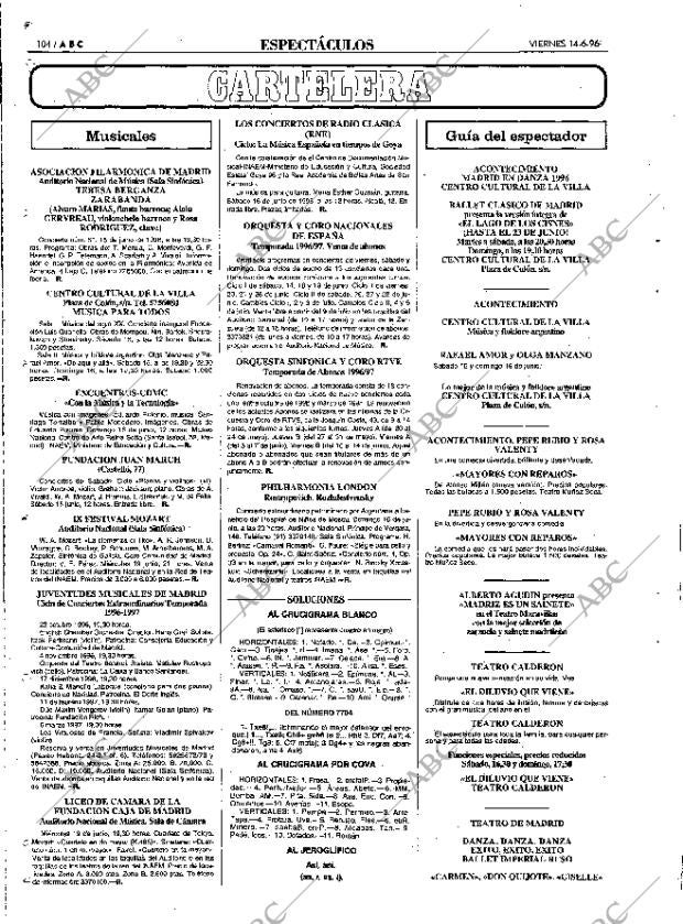 ABC MADRID 14-06-1996 página 104