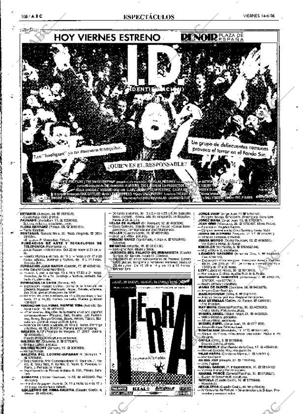 ABC MADRID 14-06-1996 página 108