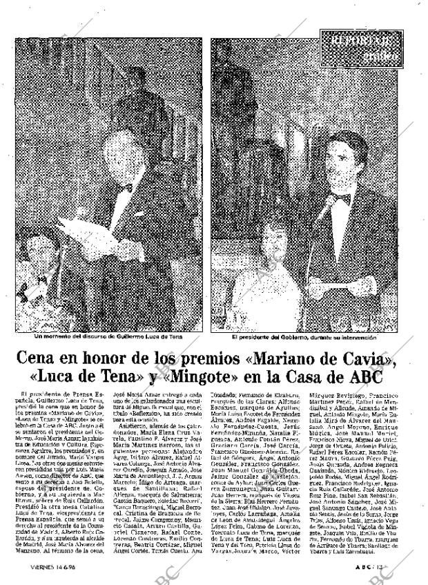 ABC MADRID 14-06-1996 página 13