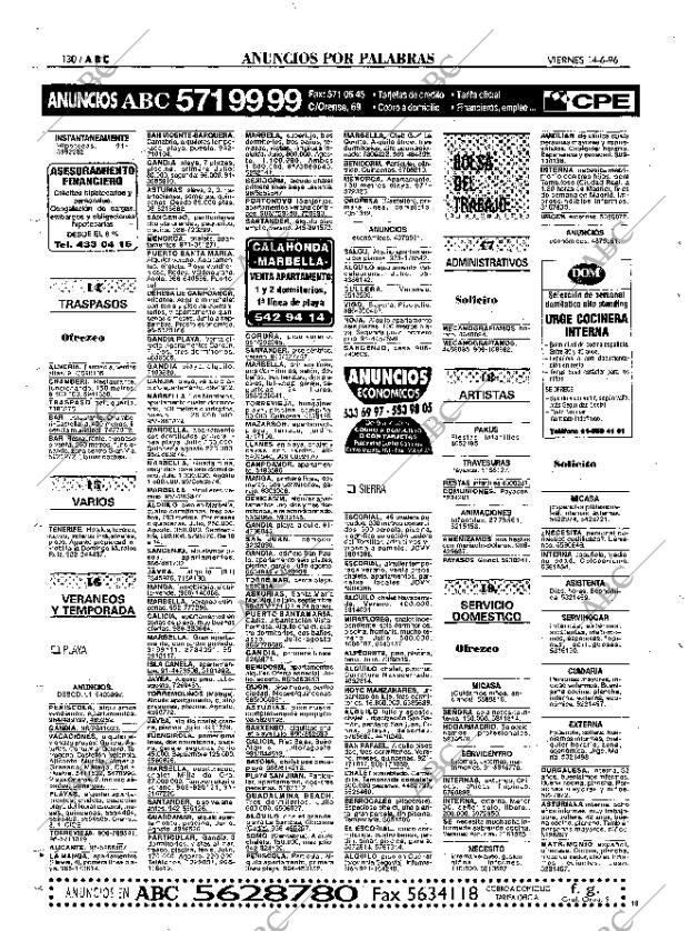 ABC MADRID 14-06-1996 página 130