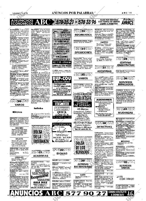 ABC MADRID 14-06-1996 página 131