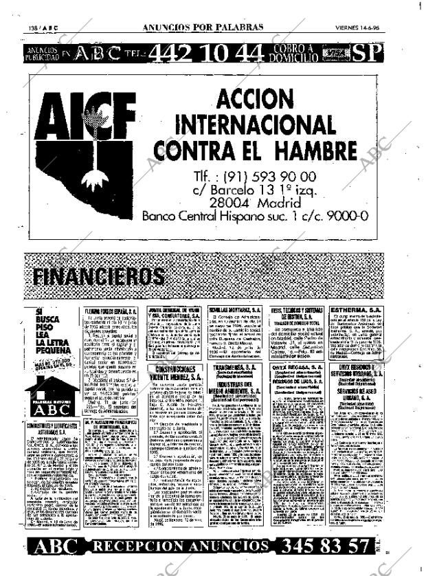 ABC MADRID 14-06-1996 página 138