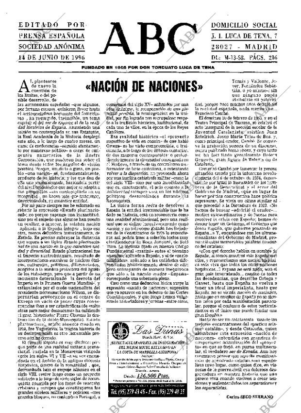 ABC MADRID 14-06-1996 página 3
