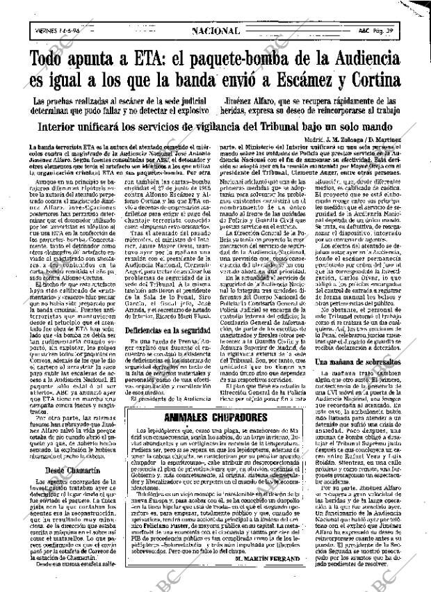 ABC MADRID 14-06-1996 página 39