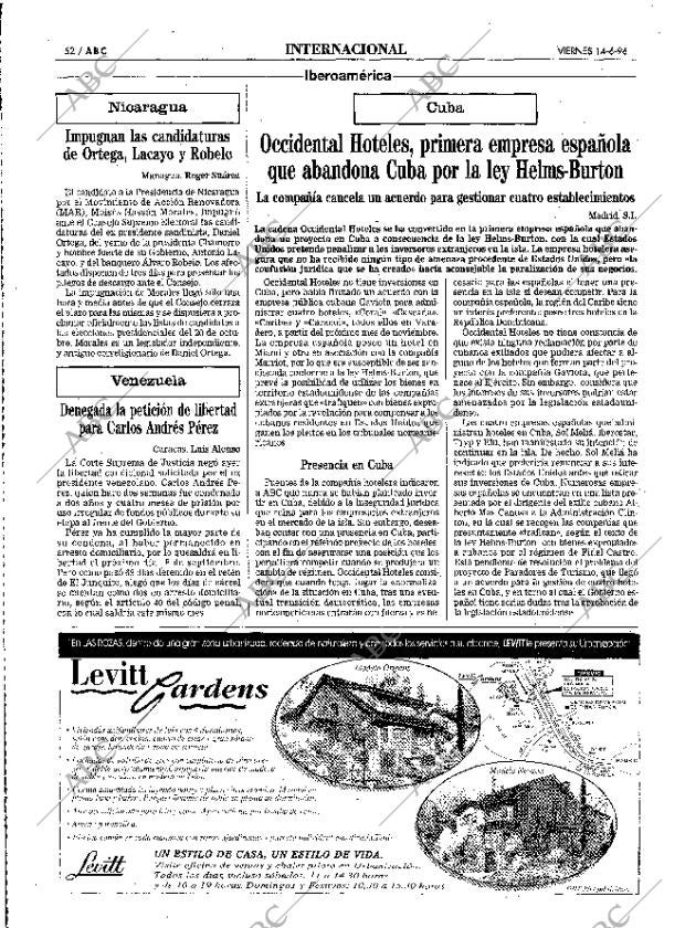 ABC MADRID 14-06-1996 página 52