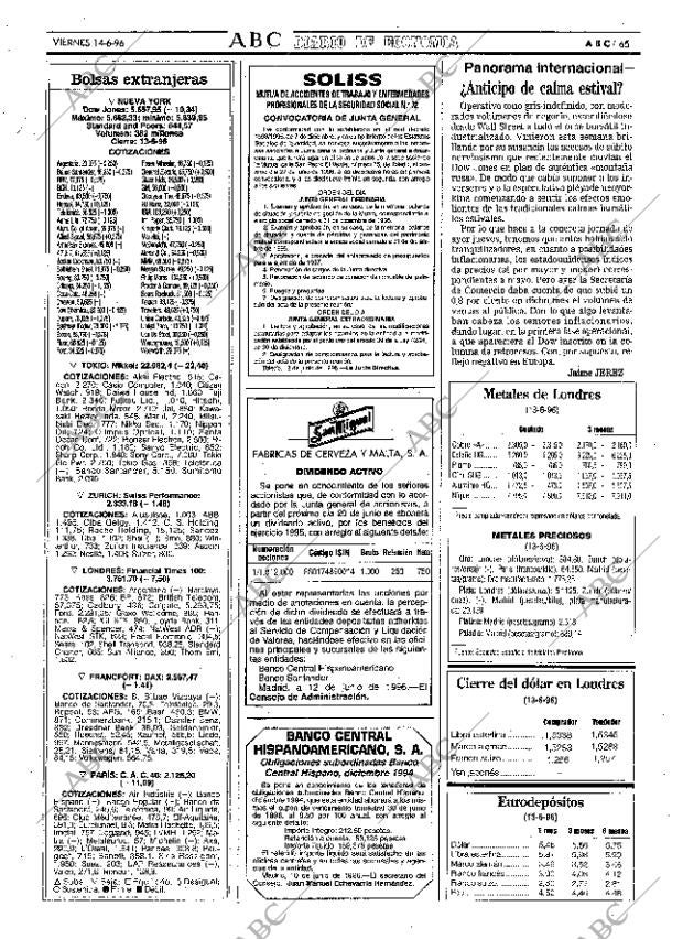 ABC MADRID 14-06-1996 página 65