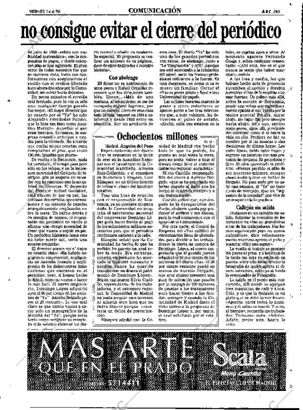 ABC MADRID 14-06-1996 página 85