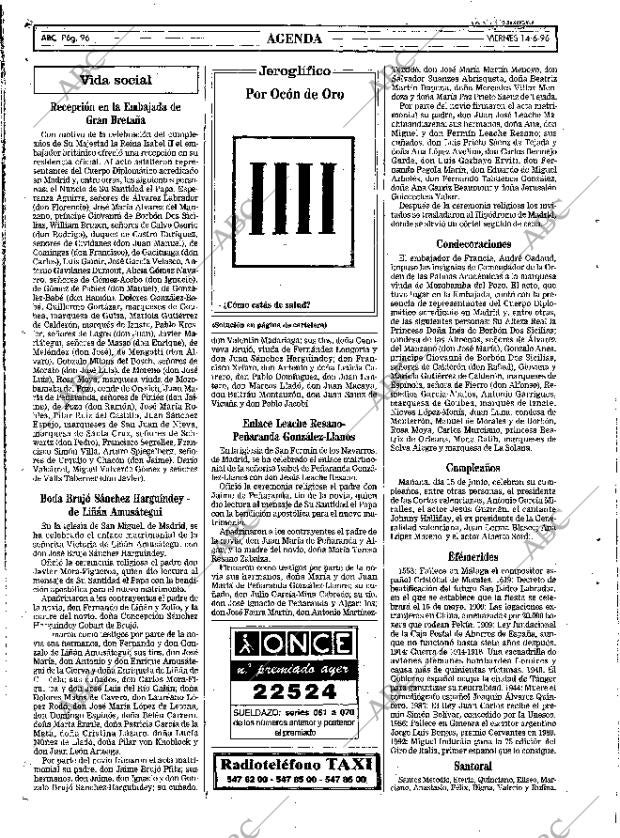 ABC MADRID 14-06-1996 página 96