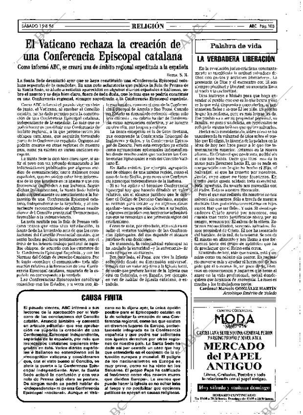 ABC MADRID 15-06-1996 página 103
