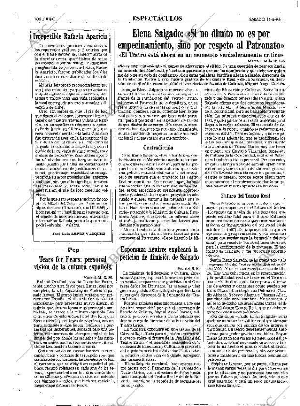 ABC MADRID 15-06-1996 página 106