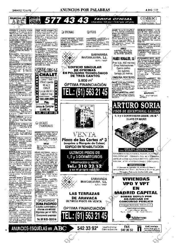 ABC MADRID 15-06-1996 página 119