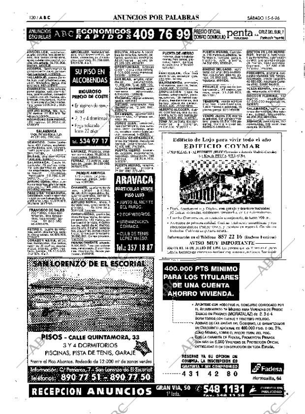 ABC MADRID 15-06-1996 página 120
