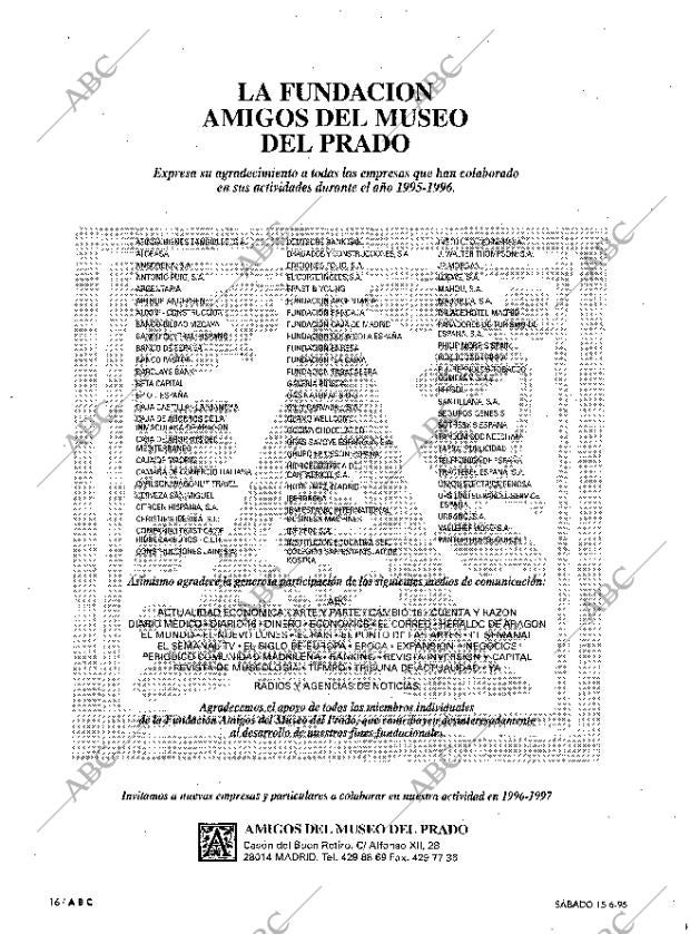 ABC MADRID 15-06-1996 página 16