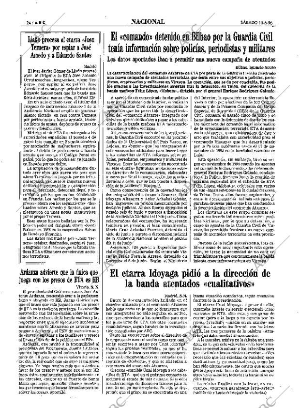 ABC MADRID 15-06-1996 página 24