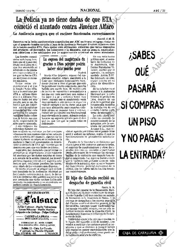 ABC MADRID 15-06-1996 página 25