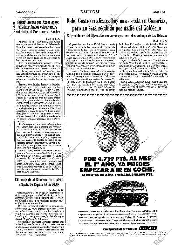 ABC MADRID 15-06-1996 página 33