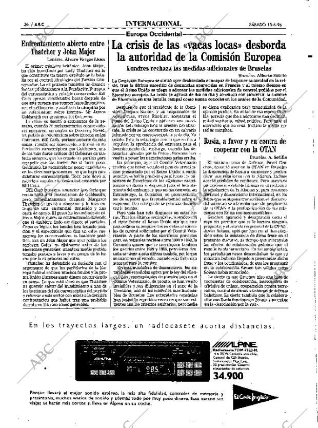 ABC MADRID 15-06-1996 página 36