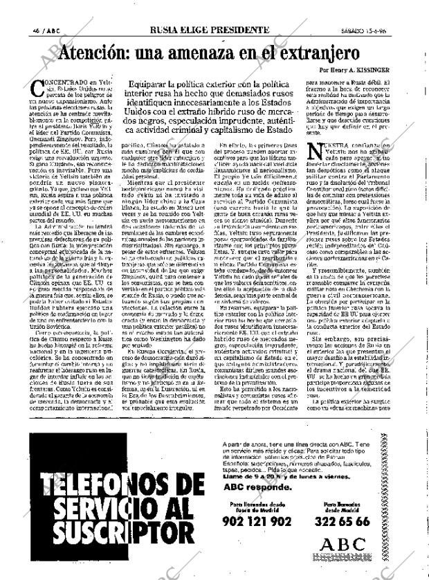 ABC MADRID 15-06-1996 página 46