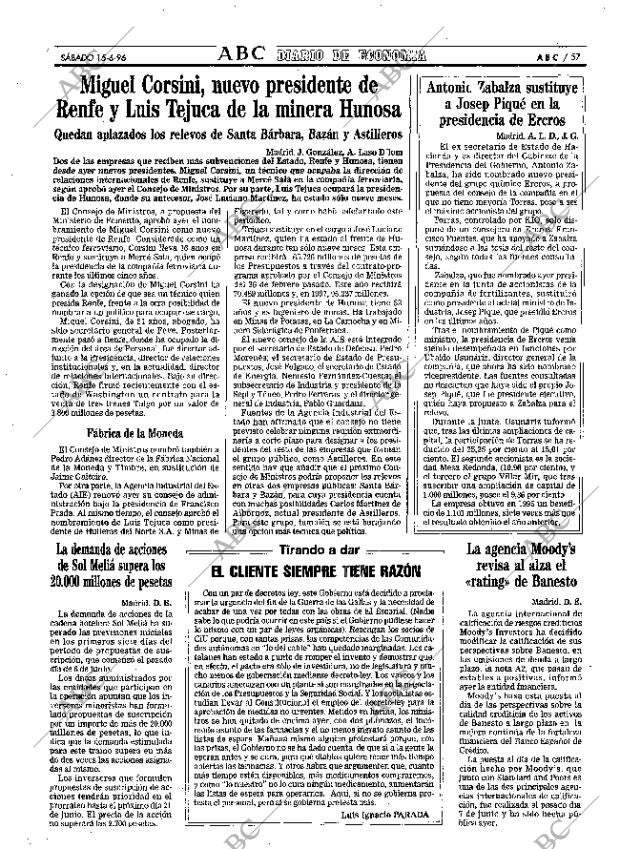 ABC MADRID 15-06-1996 página 57