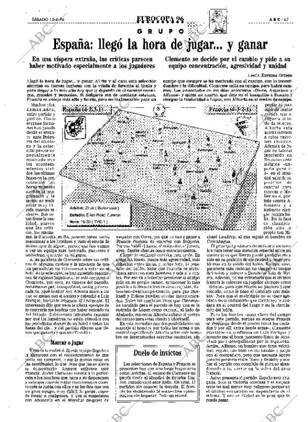 ABC MADRID 15-06-1996 página 67