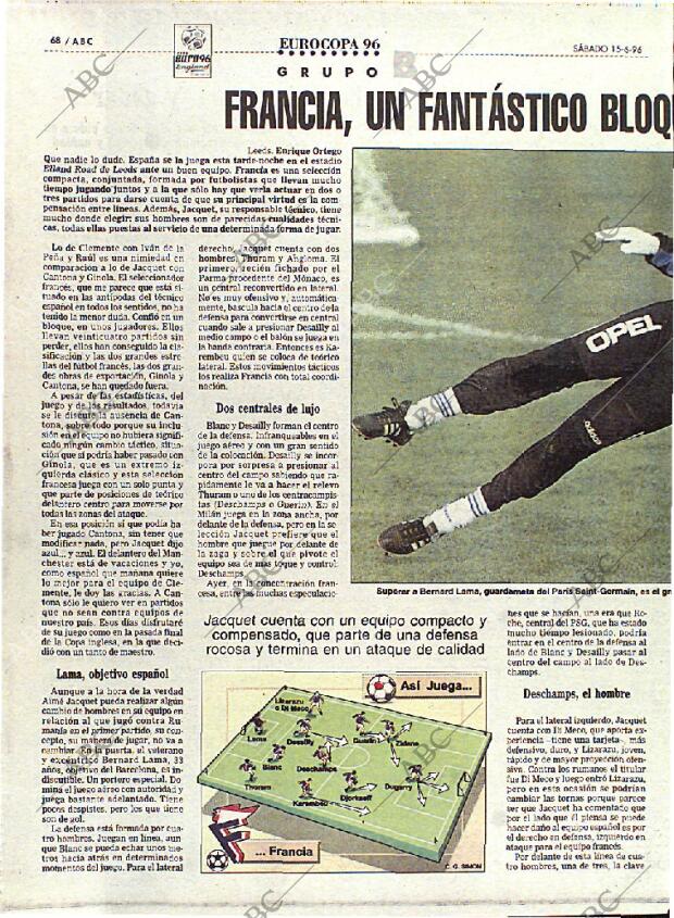 ABC MADRID 15-06-1996 página 68