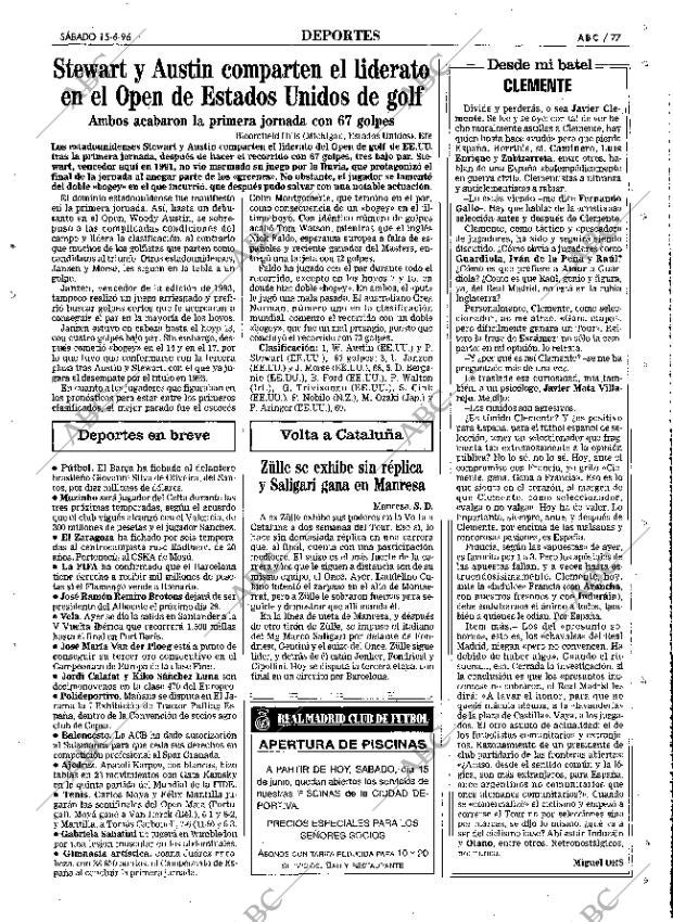 ABC MADRID 15-06-1996 página 77