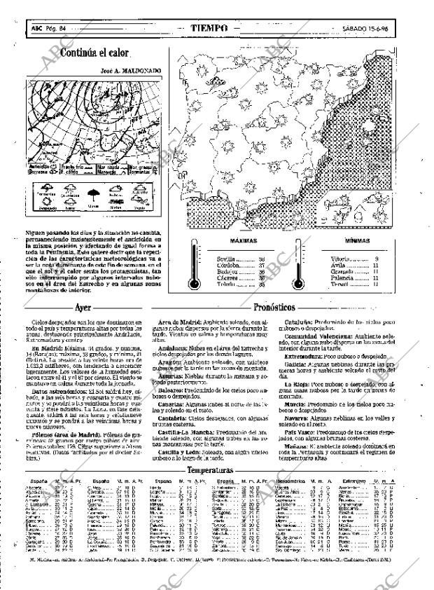 ABC MADRID 15-06-1996 página 84