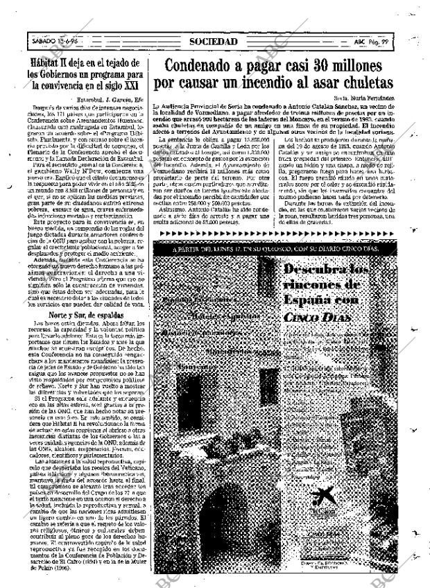 ABC MADRID 15-06-1996 página 99