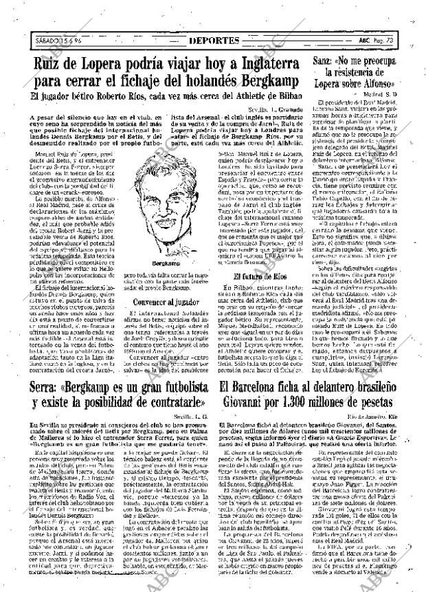 ABC SEVILLA 15-06-1996 página 73