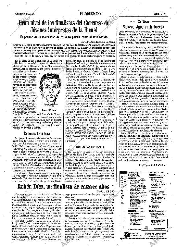 ABC SEVILLA 15-06-1996 página 99