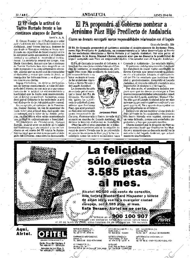 ABC SEVILLA 20-06-1996 página 32