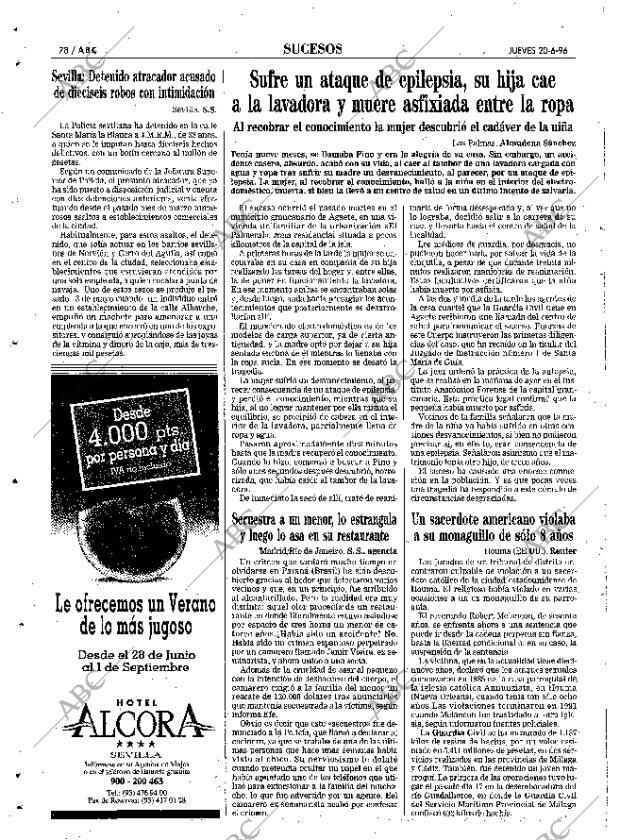 ABC SEVILLA 20-06-1996 página 78