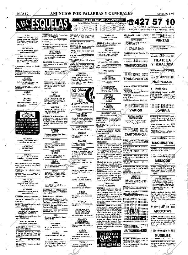 ABC SEVILLA 20-06-1996 página 98