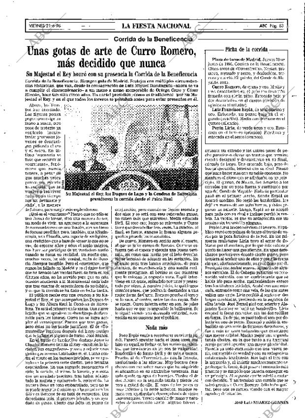 ABC MADRID 21-06-1996 página 83