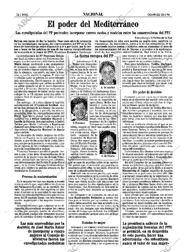 ABC SEVILLA 23-06-1996 página 26