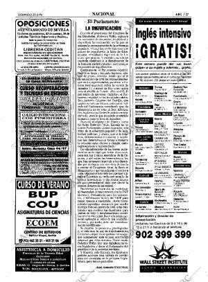 ABC SEVILLA 23-06-1996 página 27