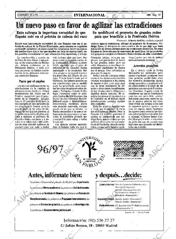 ABC SEVILLA 23-06-1996 página 31