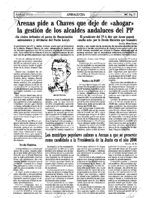 ABC SEVILLA 23-06-1996 página 37