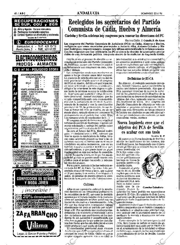 ABC SEVILLA 23-06-1996 página 40