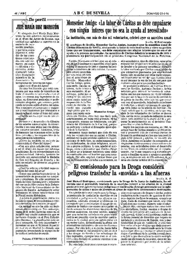 ABC SEVILLA 23-06-1996 página 46