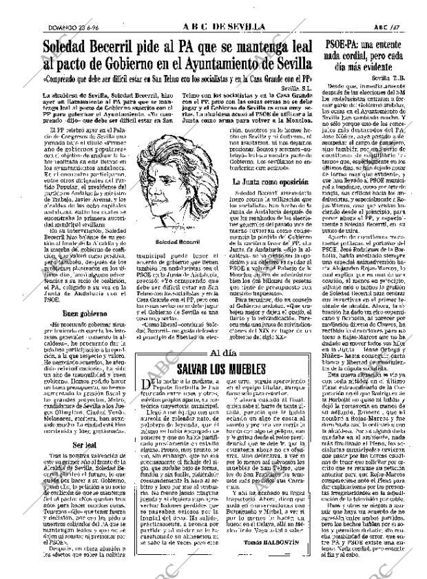 ABC SEVILLA 23-06-1996 página 47