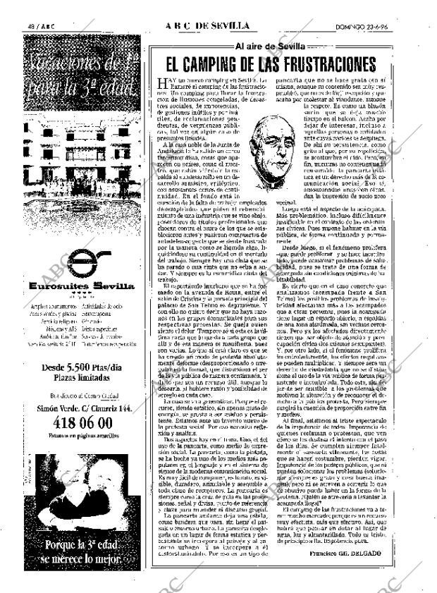 ABC SEVILLA 23-06-1996 página 48