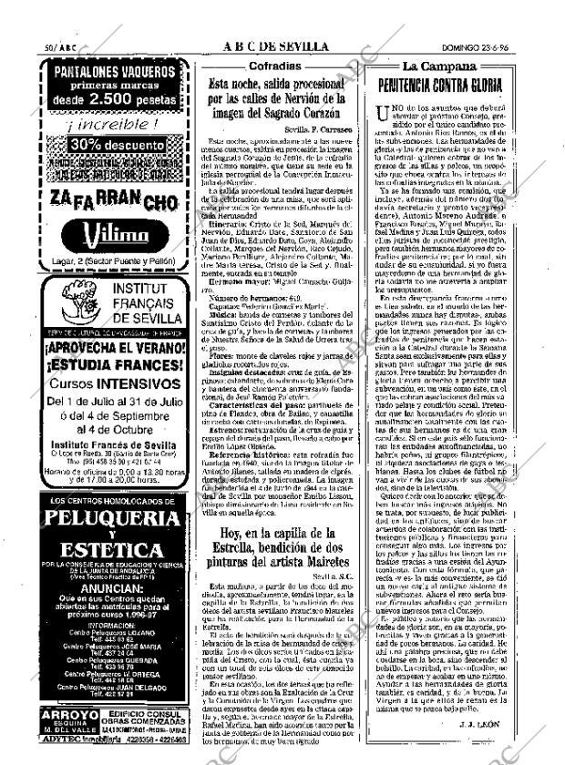 ABC SEVILLA 23-06-1996 página 50