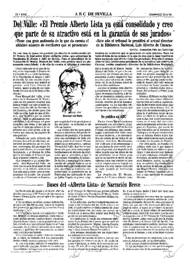 ABC SEVILLA 23-06-1996 página 52