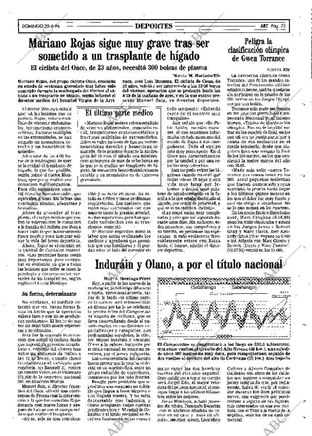 ABC SEVILLA 23-06-1996 página 73