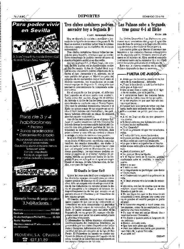 ABC SEVILLA 23-06-1996 página 76