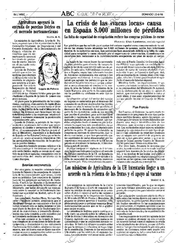 ABC SEVILLA 23-06-1996 página 84