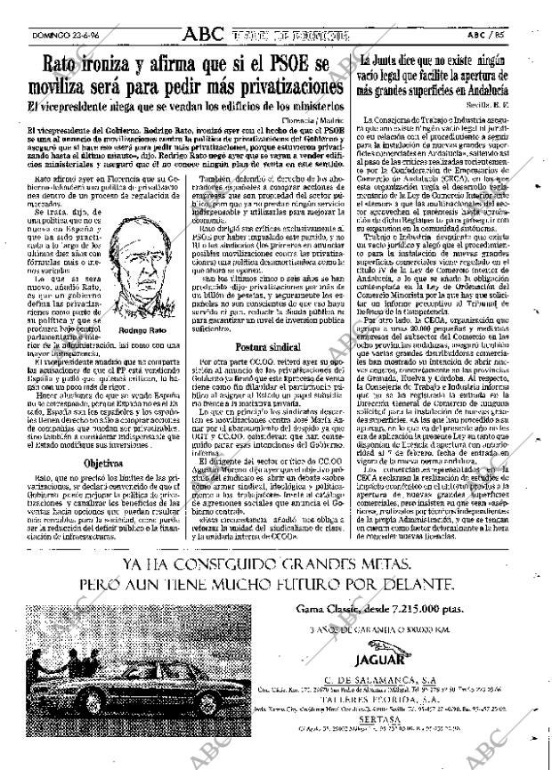 ABC SEVILLA 23-06-1996 página 85