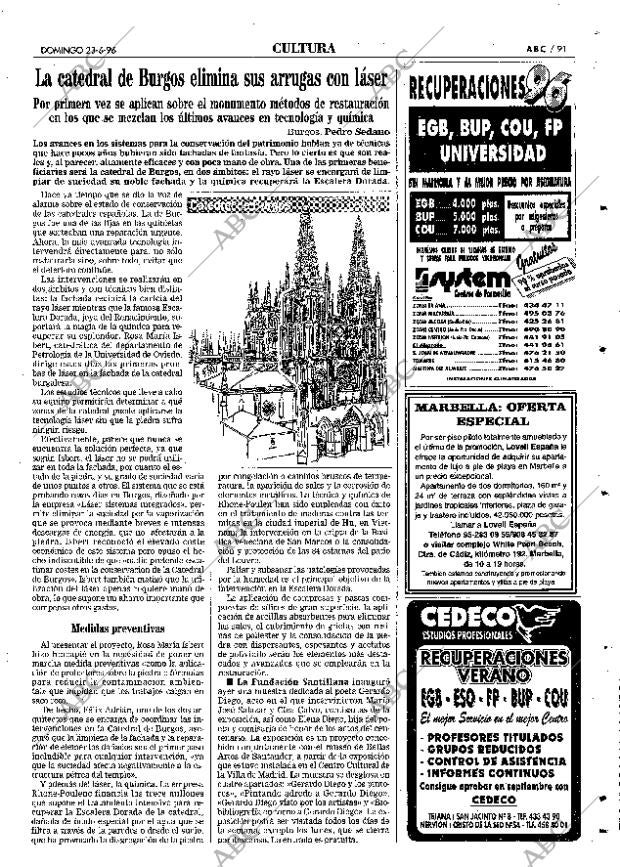 ABC SEVILLA 23-06-1996 página 91